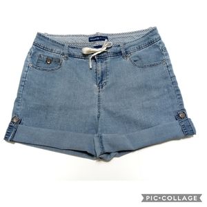 Avenue Denim Shorts Adjustable Length Size 14
